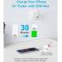 Anker Charger Power-port 20W USB C Gan Charger, 20W Maximum Output, USB-C and USB-A Port - White